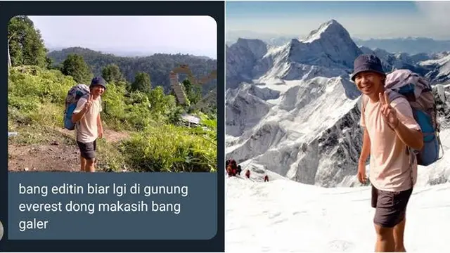 7 Foto Netizen di Gunung Ini Minta Diedit, Hasilnya Diluar Ekspektasi