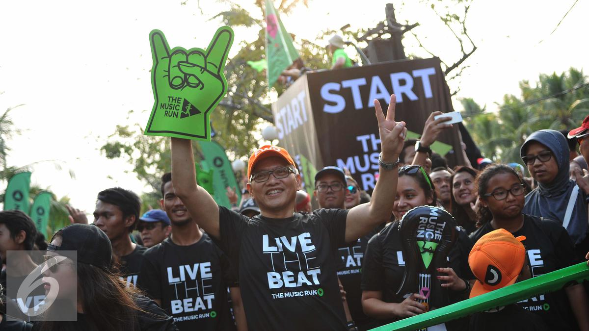 Ribuan Peserta Ramaikan The Music Run