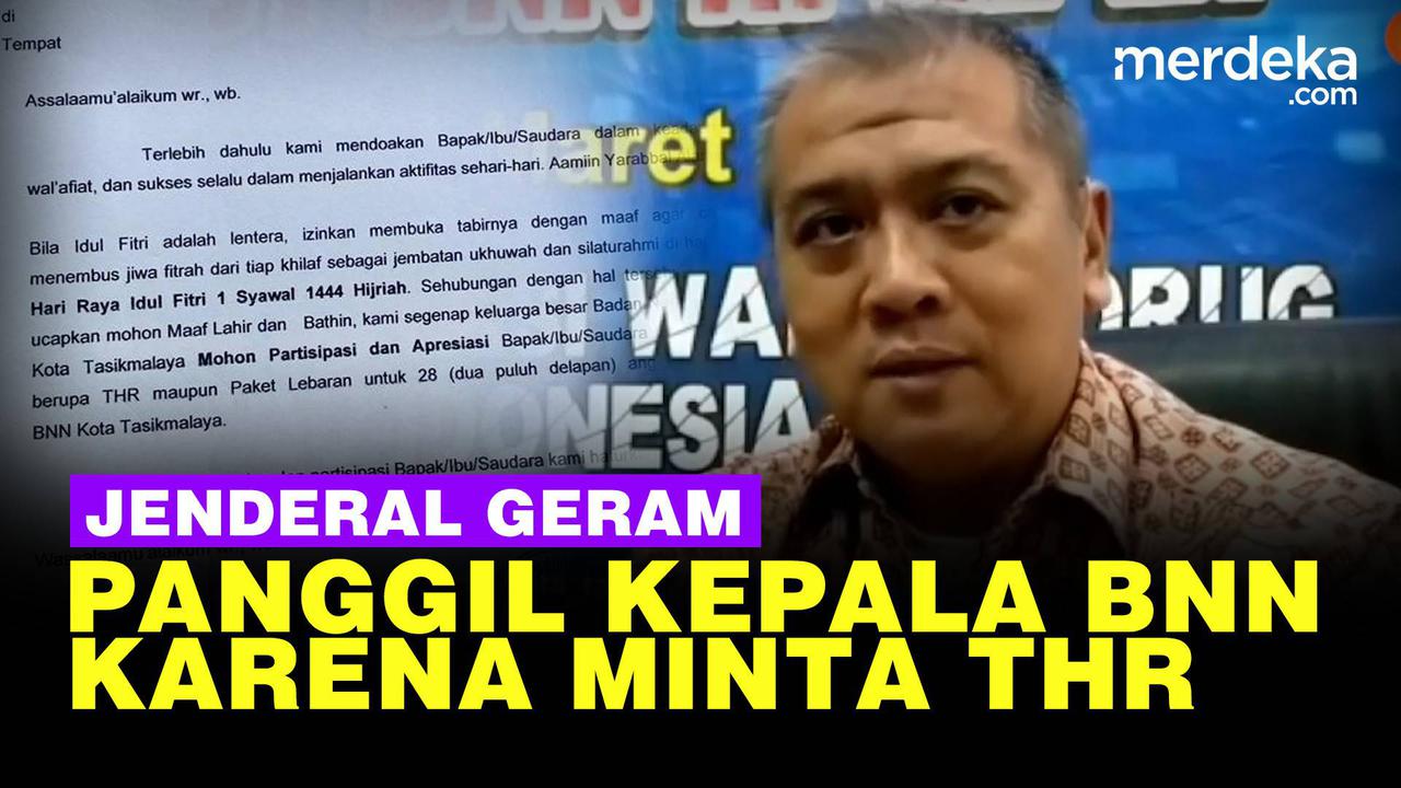 VIDEO: Jenderal Polisi Keras Panggil Kepala BNN Tasik Ketahuan Minta THR ke Pengusaha