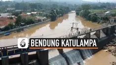 Bendung Katulampa sempat mengalami kenaikan debit air sehari setelah hujan turun. Kini kondisi di Katulampa sudah kembali normal.