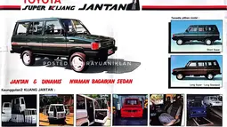 Toyota Kijang Jantan, salah satu bentuk body dari Kijang minibus. (Source: Instagram/@rayuaniklan)