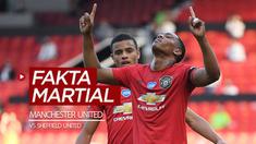 Berita video fakta-fakta menarik terkait Anthony Martial saat Manchester United menang 3-0 kontra Sheffield United pada pekan ke-31 Premier League 2019-2020, Kamis (25/6/2020) dini hari WIB.