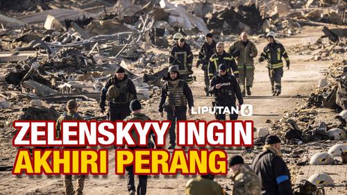VIDEO: Volodymyr Zelenskyy Uraikan Langkah-Langkah untuk Akhiri Perang