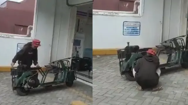 viral anak vespa