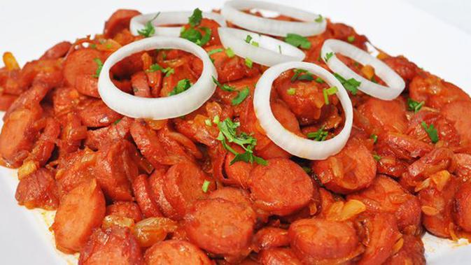 Menu Bekal Sekolah Praktis, Oseng Sosis Pedas - Lifestyle ...