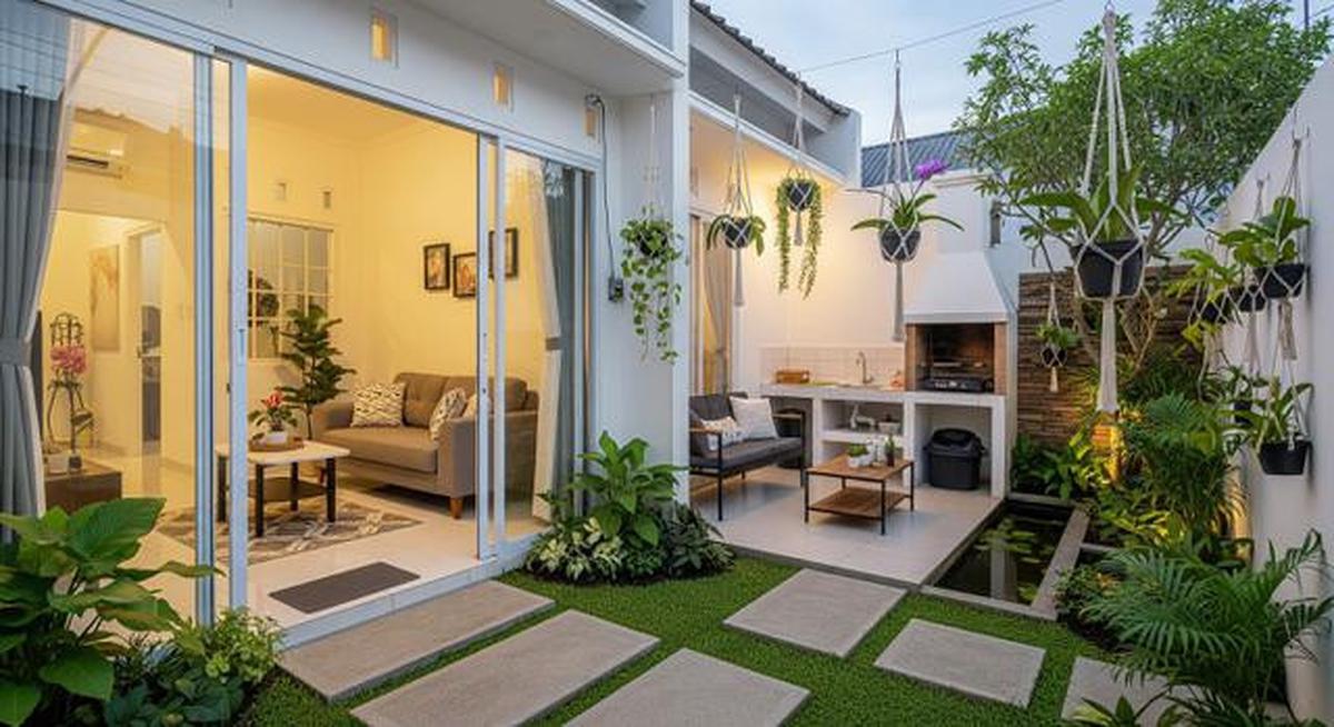 7 Trik Mendesain Rumah Kecil agar Tetap Punya Ruang Hijau di Belakang, Cocok untuk Lahan Sempit