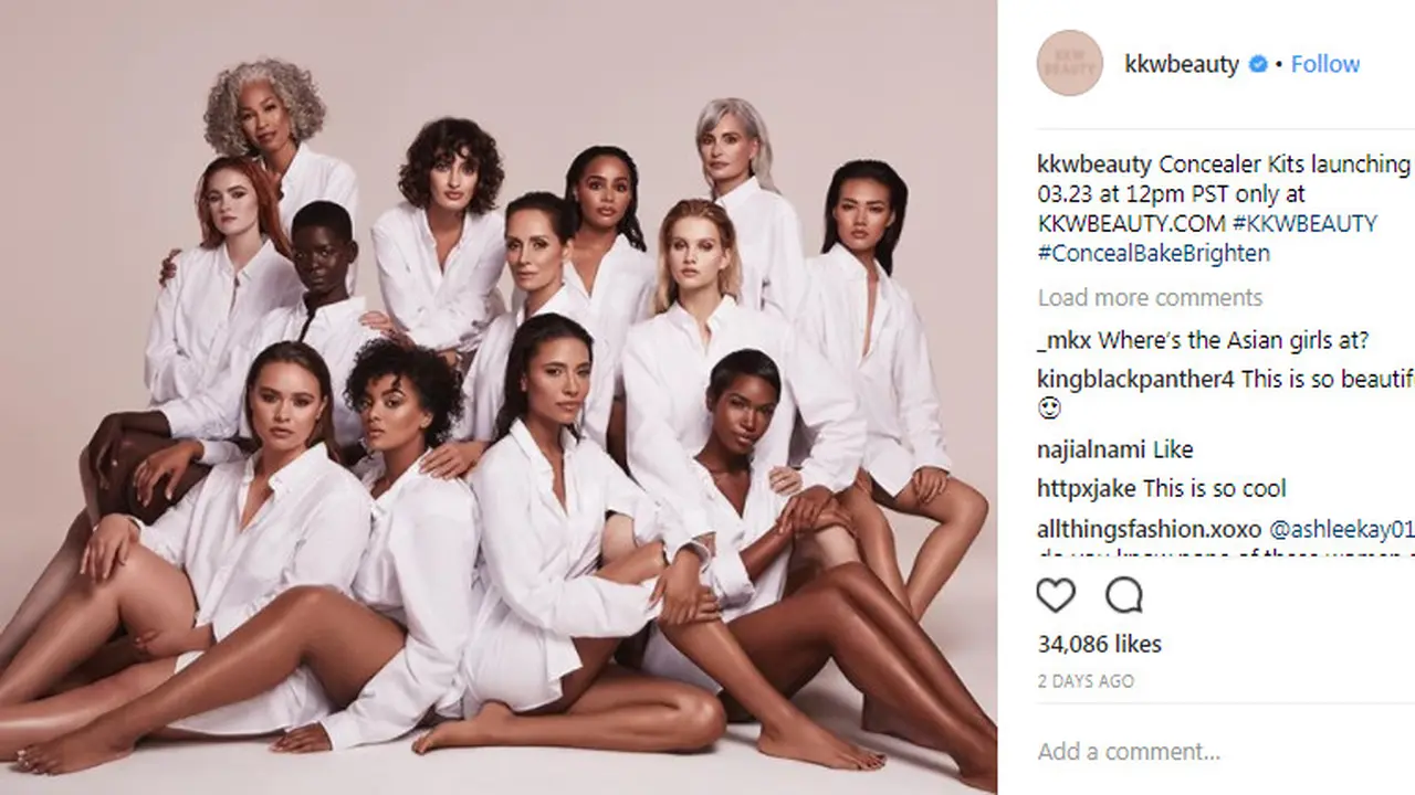 Concealer Terbaru Kim Kardashian Dikritik Netizen, Kenapa?