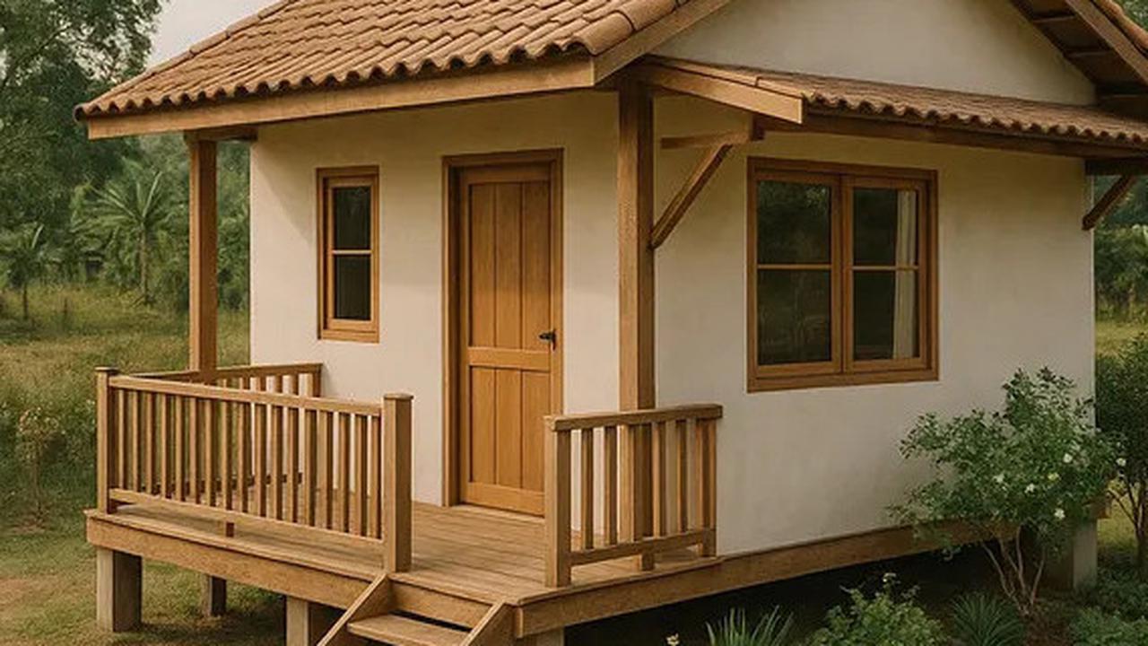 10 Desain Rumah Minimalis 6x9 Meter dengan Taman Kecil dan Teras, Inspirasi Hunian Asri 2025