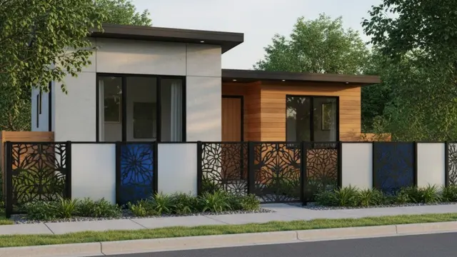 Tren Pagar Besi Laser Cut 2025 (Image by Gemini AI)