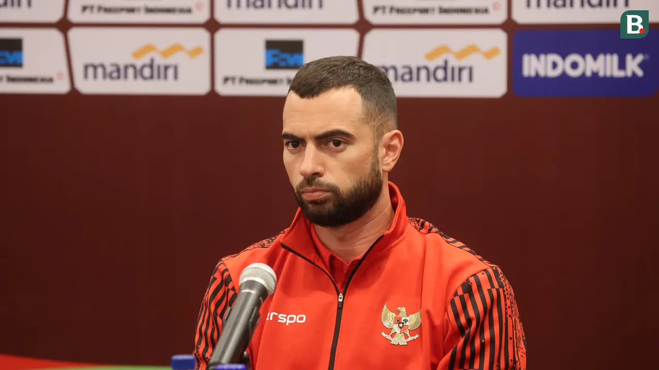 Konferensi pers Timnas Indonesia Vs Irak