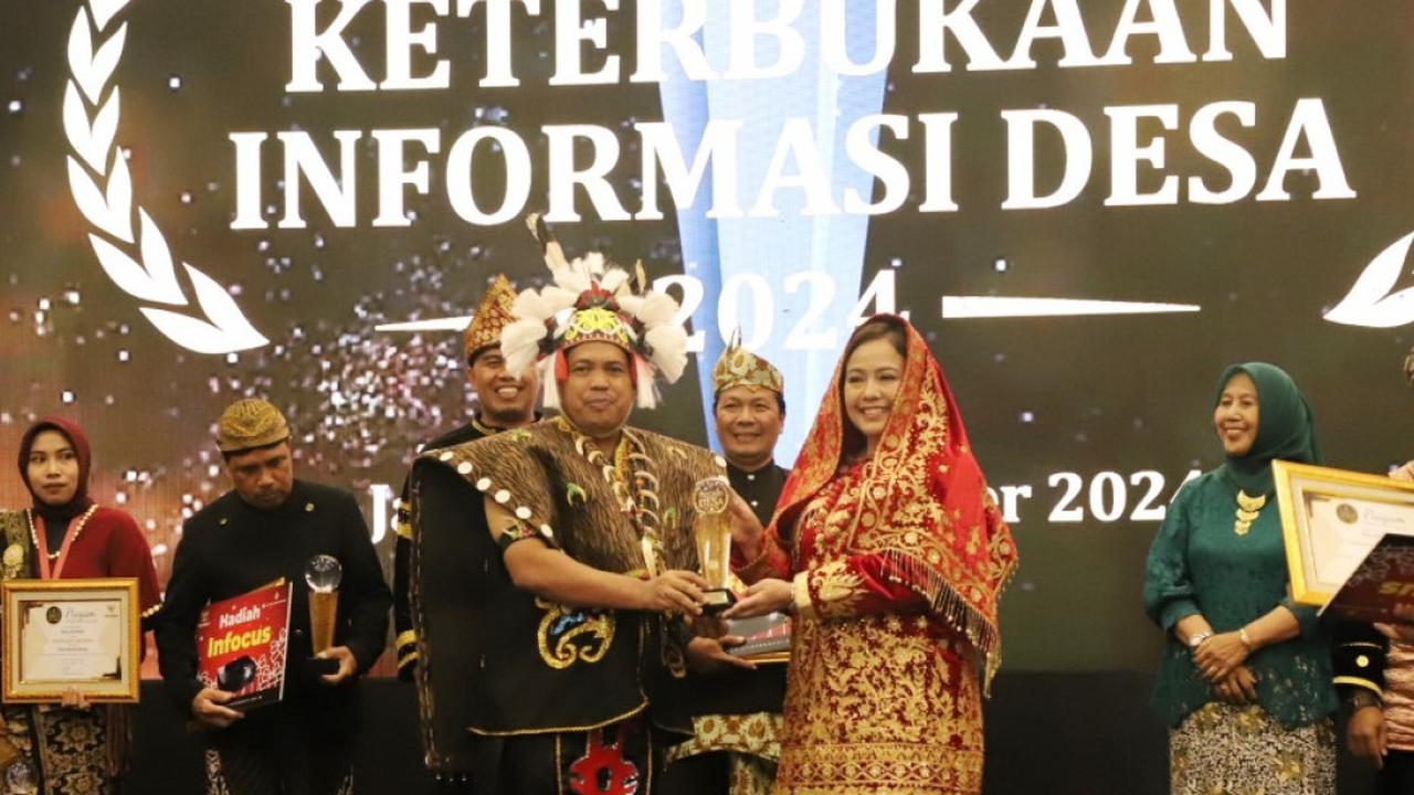 Tiga Desa di Kaltim Raih Penghargaan Keterbukaan Informasi Publik Tingkat Nasional