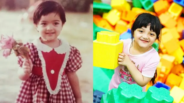 Foto Masa Kecil Artis dan Anak Mirip Banget