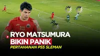 Berita video Gocek kali ini aksi dari pemain sayap Persija Jakarta, Ryo Matsumura, yang hampir cetak brace ke gawang PSS Sleman.