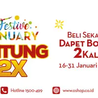 Yuk, Belanja Sebelum Promo UNTUNG 2X dari OSHOP Berakhir