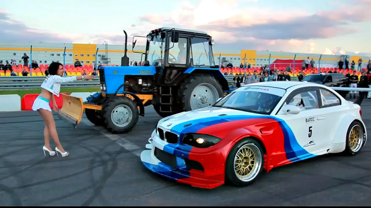 Siapa Pemenang Balapan BMW Melawan Traktor? 