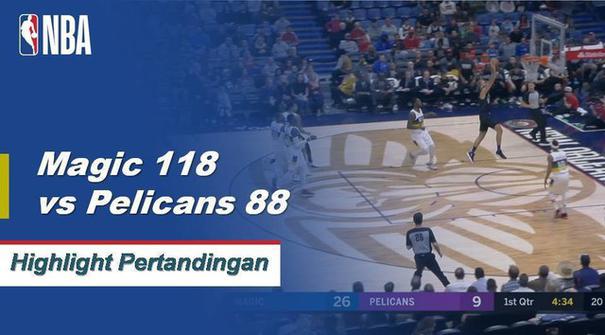 Nikola Vucevic, Evan Fournier, Aaron Gordon and Jonathan Isaac mencetak skor 20+ poin membawa Magic menang 4 kali beruntun