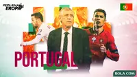Piala Eropa - Ilustrasi Profil Tim Portugal (Bola.com/Adreanus Titus)