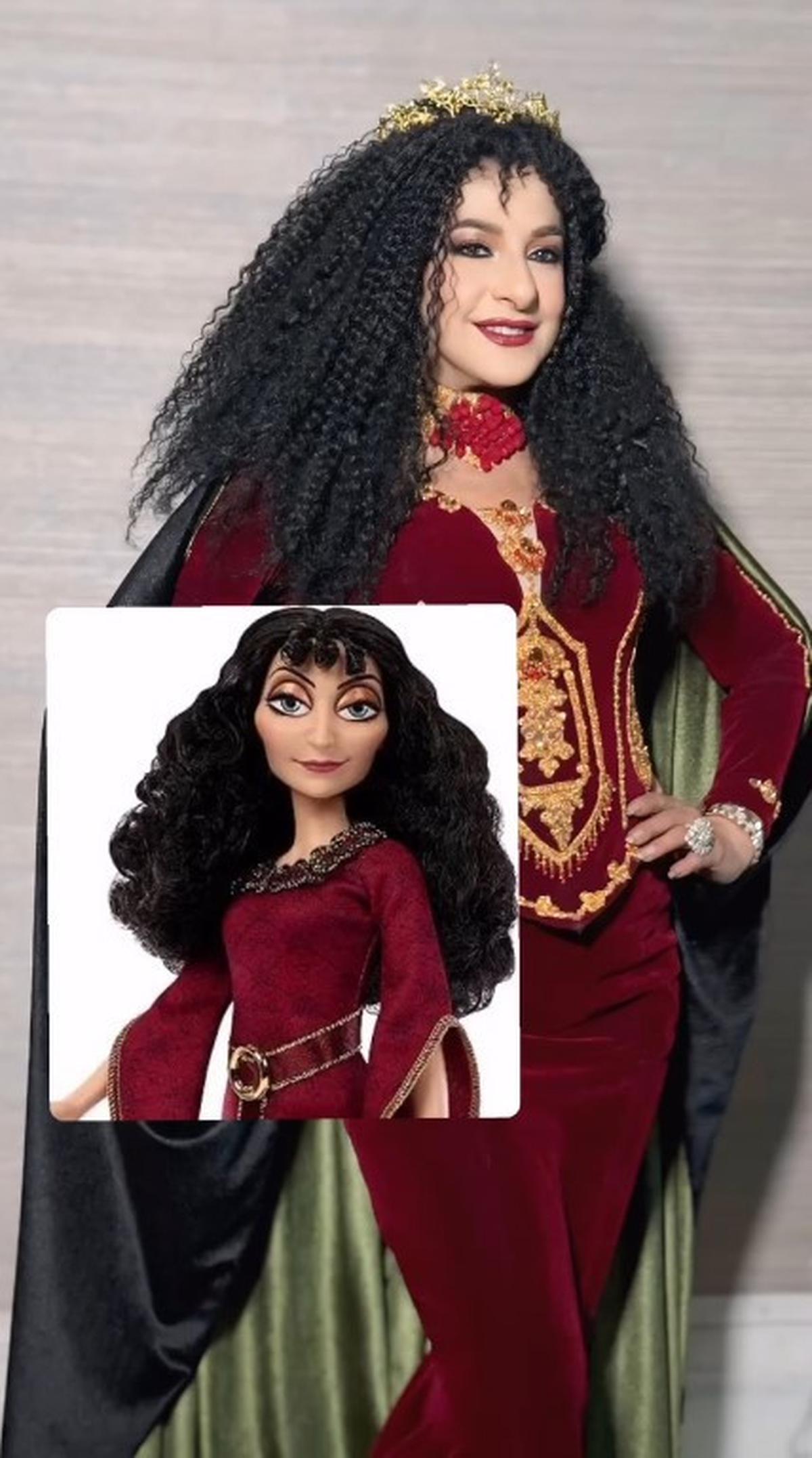 7 Potret Ala Alatas Ibunda Tasya Farasya di Ultah Cucu, Totalitas Cosplay Jadi Madam Gothel