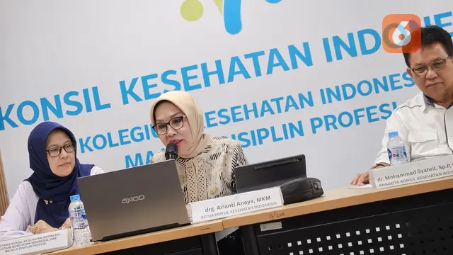 Ketua KKI, drg. Arianti Anaya, MKM (Foto: Aditya Eka Prawira/Liputan6.com)
