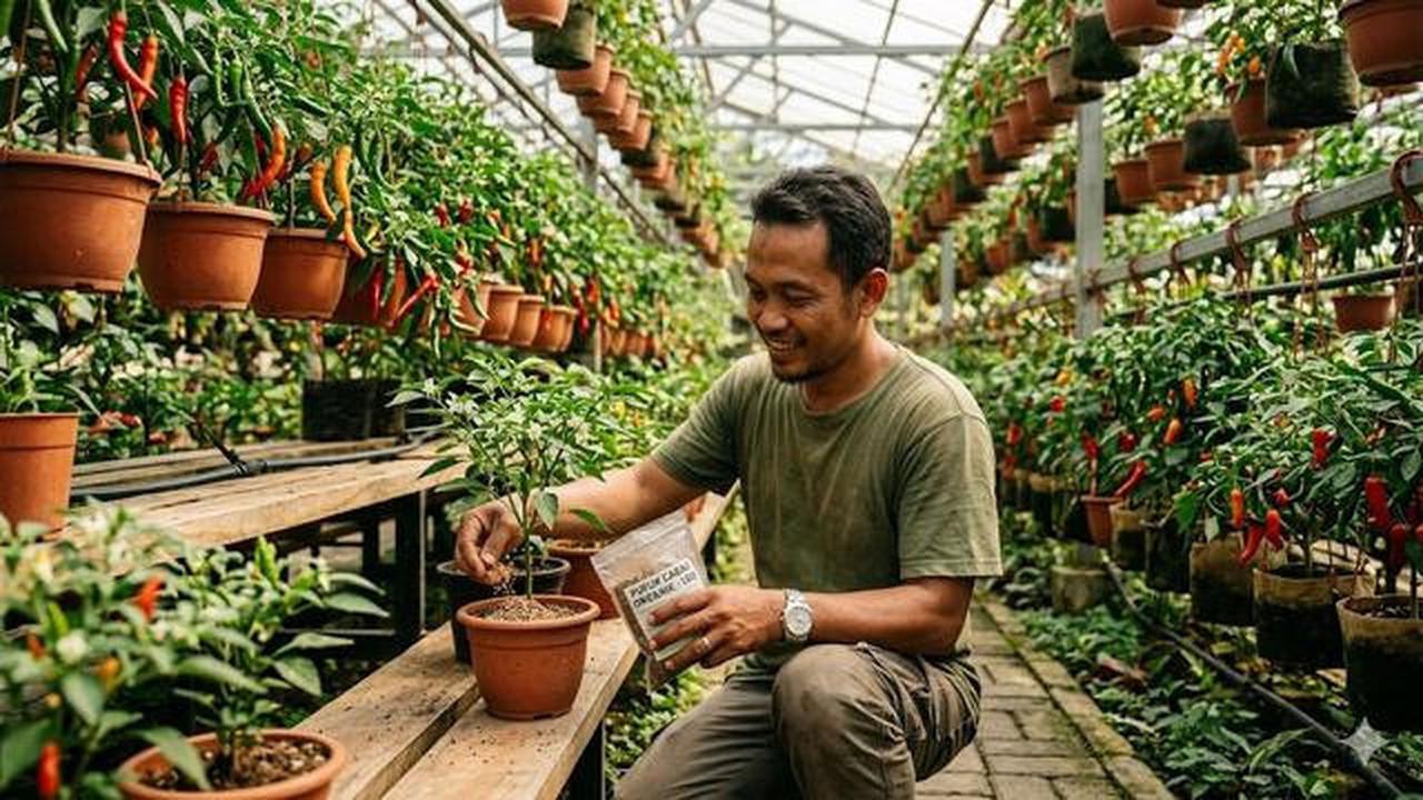 Cara Membuat Cabai Rawit di Kebun Gantung Cepat Berbuah, Panen Lebat Meski Lahan Sempit