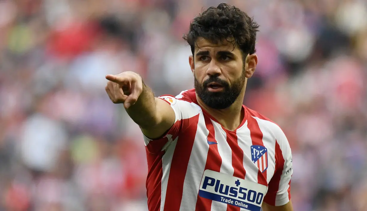Diego Costa sempat menjadi salah satu penyerang berbahaya di Eropa bersama Atletico Madrid dan Chelsea. Pada Januari 2021, ia drekrut klub asal Brasil, Atletico Mineiro dan berhasil menyabet gelar juara Serie A Brasil. Terhitung per 7 Januari 2022 kontraknya telah habis. (AFP/PIERRE-PHILIPPE MARCOU)