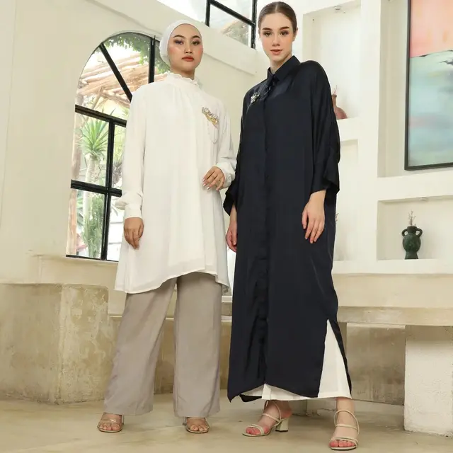 Gaya kasual fashion muslim