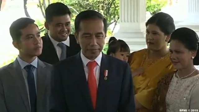 5 Momen Keluarga Jokowi Hadiri Pelantikan Presiden dan Wakil Presiden di Gedung MPR
