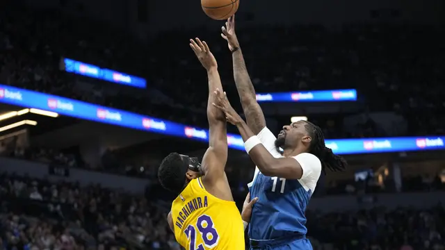 Duel seru Timberwolves vs Lakers di lanjutan NBA