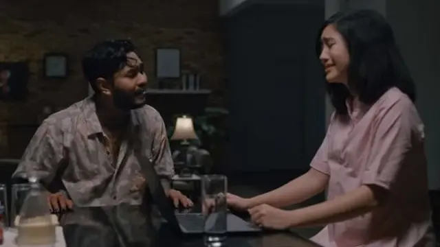 Onadio Leonardo dan Febby Rastanty dalam film The Last Prank (YouTube/Falcon)