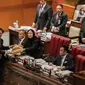 Selanjutnya, Puan memberikan kesempatan Menteri Kesehatan Budi Gunadi Sadikin untuk membacakan pandangan akhir Presiden terkait RUU Kesehatan. (Liputan6.com/Faizal Fanani)