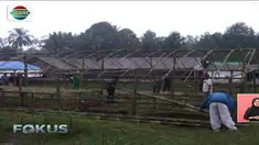 Pengungsi letusan Gunung Agung di Bali berharap dapatkan bantuan logistik dan kesehatan dari pemerintah datang secepatnya.