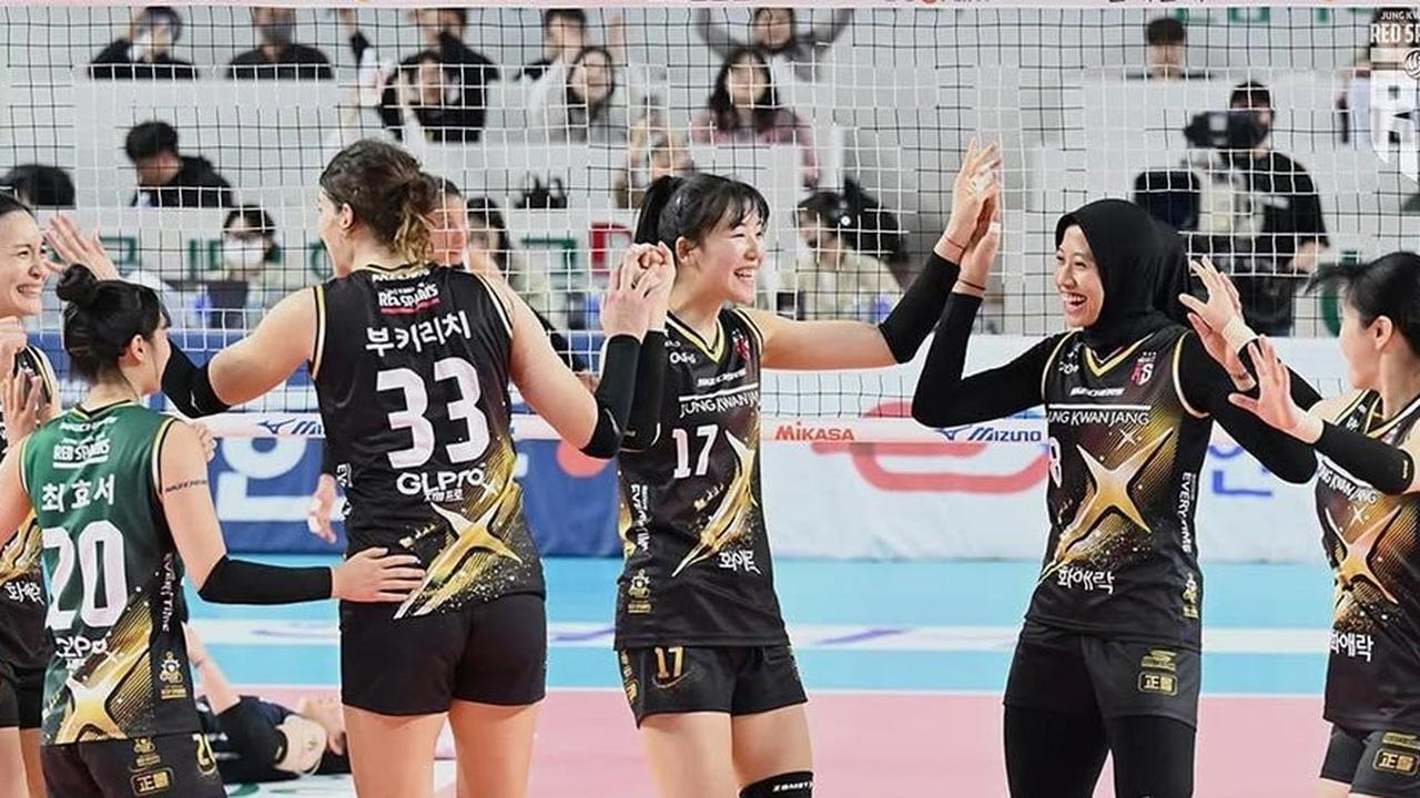 Hasil Korean V League 2024/2025: Megawati Kembali Dicadangkan, Kali Ini Red Sparks Ditumbangkan IBK Altos