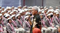 Gubernur Jawa Tengah Ganjar Pranowo saat berada di SMKN Jateng, Kota Semarang. (Ist)