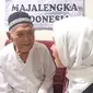 Abah Juhani, jemaah haji asal Majalengka Indonesia yang lupa kasih makan ayam tetap ingat lirik lagu. (Dok: TikTok @bilasalsabiila)