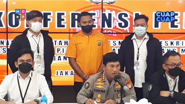 Tersangka kasus penganiayaan adik Verlita Evelyn, Justine Frederick