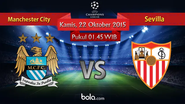 Manchester City Vs Sevilla (Bola.com/Rudi Riana)