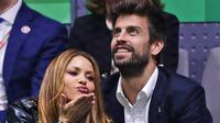 Shakira dan Gerard Pique. (AP Photo/Manu Fernandez, File)