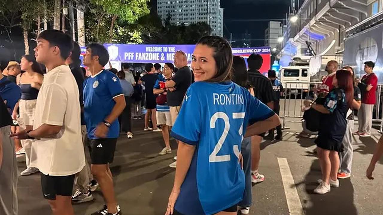6 Potret Amanda Gonzales Hamil 4 Bulan, Rela ke Filipina Nonton Pertandingan Suami