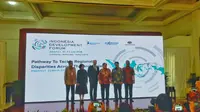 Bappenas gelar Indonesia Development Forum (Foto:Liputan6.com/Bawono Y)