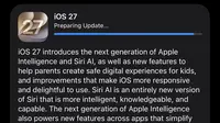 Pengguna iOS 27 Tak Bisa Downgrade ke iOS 26, Kenapa?