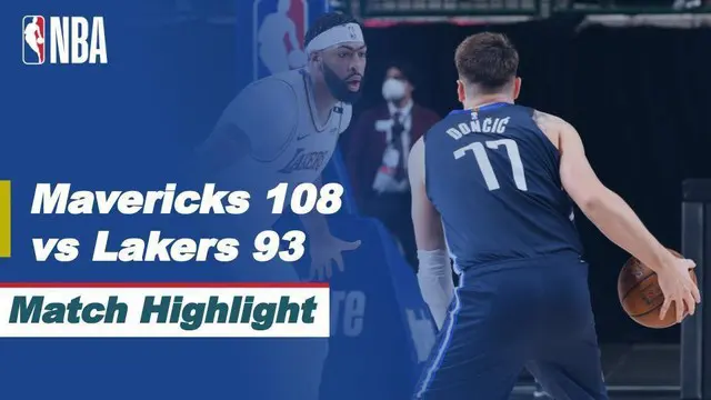 VIDEO: LA Lakers Telan Kekalahan dari Dallas Mavericks di NBA Hari Ini