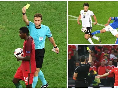 Inilah 7 pemain yang bakal absen pada semifinal Piala Eropa 2016. (AFP)