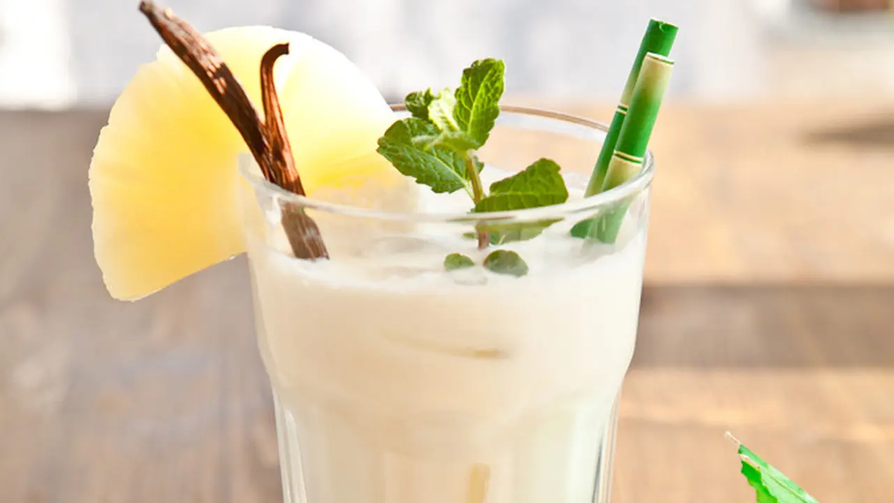 minuman es susu tape santan