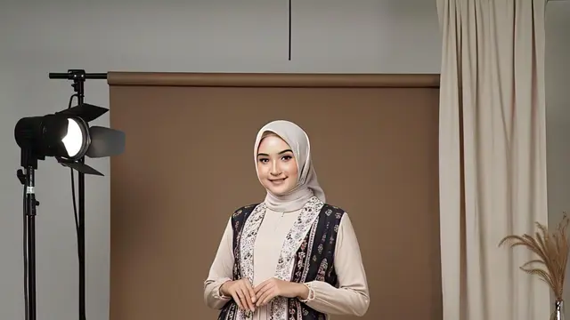 Model Gamis Rompi Panjang Terbaru