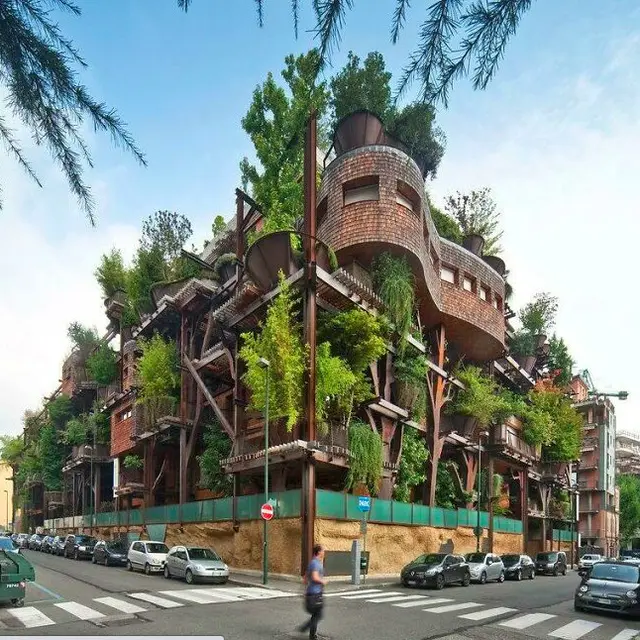 gedung dengan desain keren