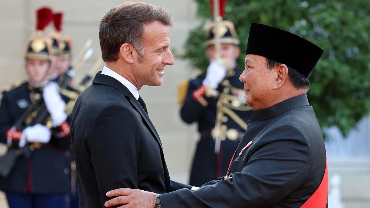 FOTO: Presiden Prabowo Hadiri Jamuan Kenegaraan di Istana Elysee Prancis