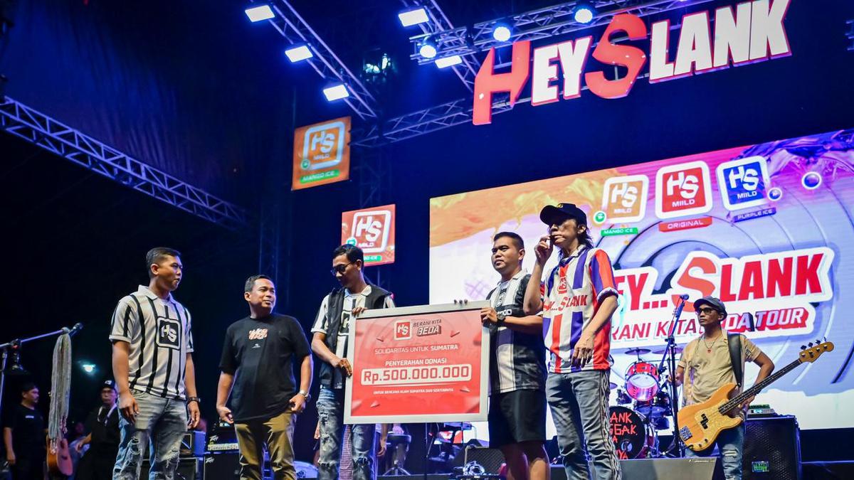 Konser Slank X HS di Lampung Galang Donasi untuk Korban Bencana Sumatera, Lelang Vespa Kaka