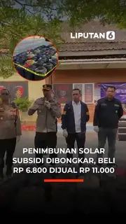 Penimbunan Solar Subsidi Dibongkar, Beli Rp 6.800 Dijual Rp 11.000