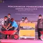 Gubernur DKI Jakarta Anies Baswedan menghadiri pencanangan pembangunan Kampung Susun Kunir di Pinangsia, Tamansari, Jakarta Barat. (Foto: Humas Pemprov DKI Jakarta)