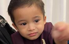 Potret Ganteng Baby Adzam Hadiri Akad NIkah Rizky Febian dan Mahalini yang Sukses Curi Perhatian